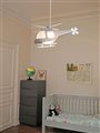 Lamp ceiling light for boy's bedroom GREY HELICOPTER 