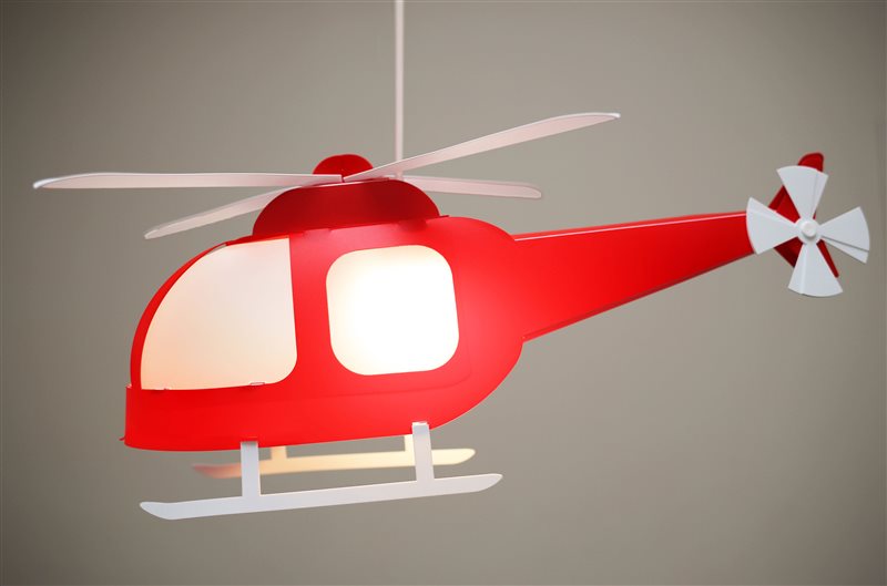 Helicoptere luminaire suspension chambre enfant