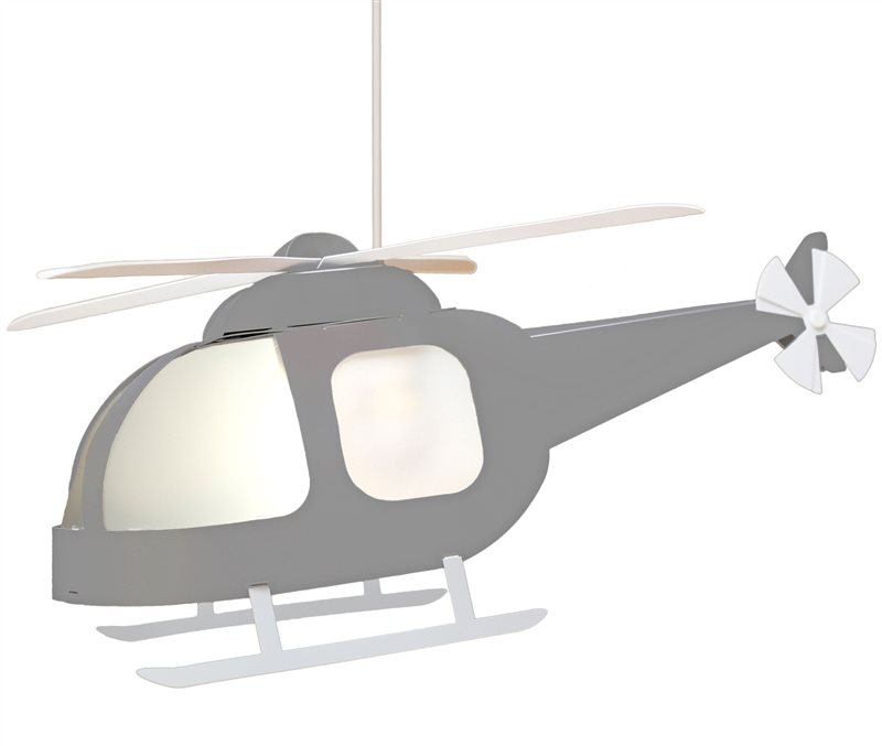 HELICOPTER Ceiling light GREY