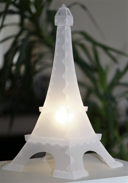 lampe à poser Tour Eiffel Translucide