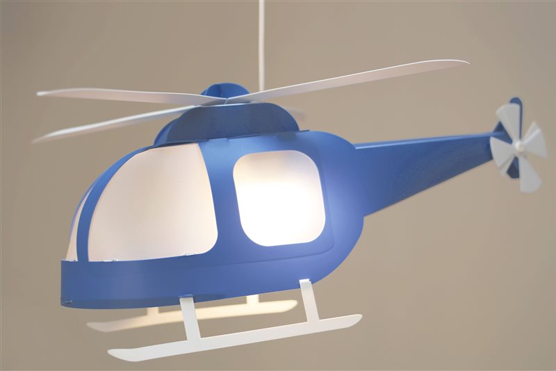 Suspension enfant - Hélicoptère Bleu - Deco Family